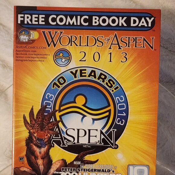 Worlds of Aspen 2013 #1 (FCBD 2013) Aspen Comics, Fathom, Michael Turner - Picture 1 of 14